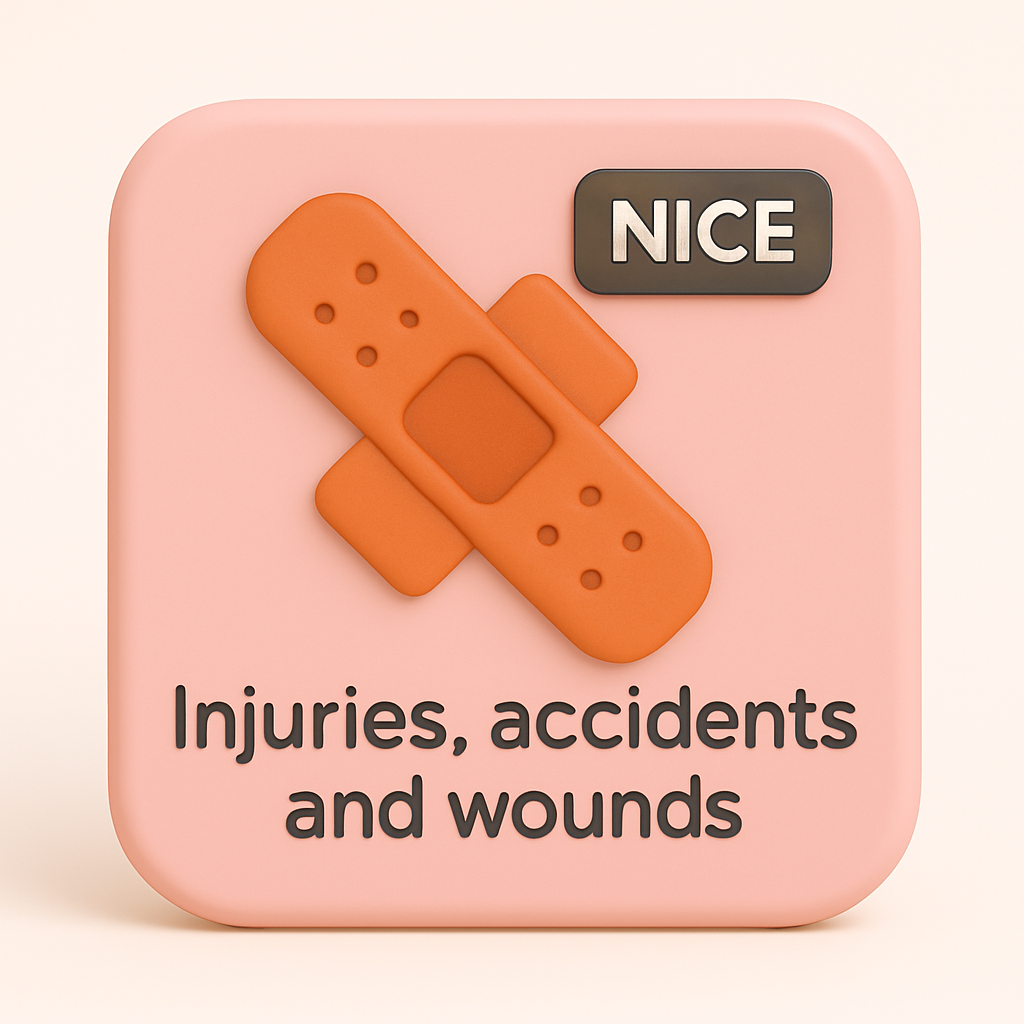 Injuries, accidents and wounds